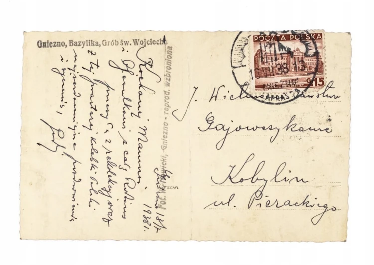 GNIEZNO - BAZYLIKA, GRÓB ŚW. WOJCIECHA, KOBYLIN 1938