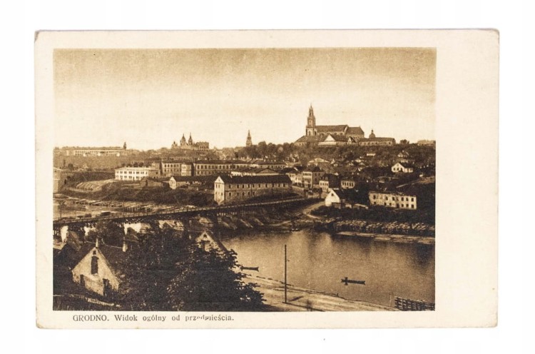 GRODNO - WIDOK OGÓLNY OD PRZEDMIEŚCIA 1929