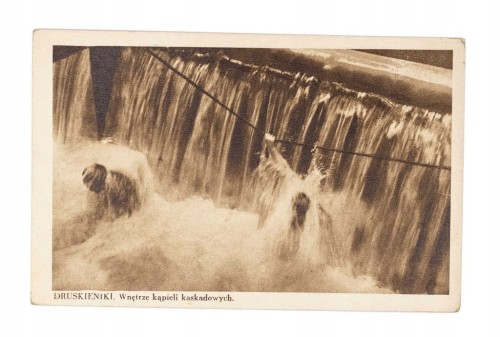DRUSKIENIKI - WNĘTRZE KĄPIELI KASKADOWYCH II RP