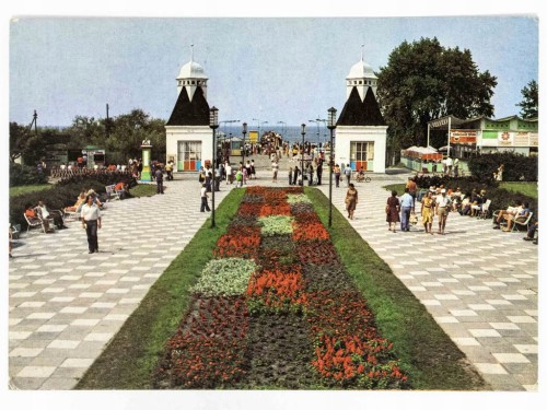 MIĘDZYZDROJE - WEJŚCIE NA MOLO 1978 PRL