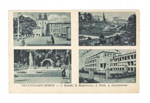 GŁUCHOŁAZY - RYNEK, KĄPIELISKO, PARK, SANATORIUM, KOBYLIN l. 50