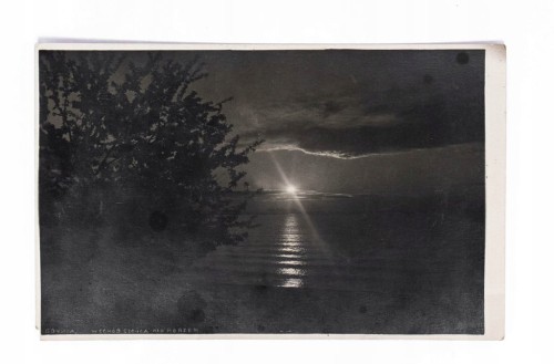 GDYNIA - WSCHÓD SŁOŃCA NAD MORZEM, FOTO MARE NOSTRUM 1934
