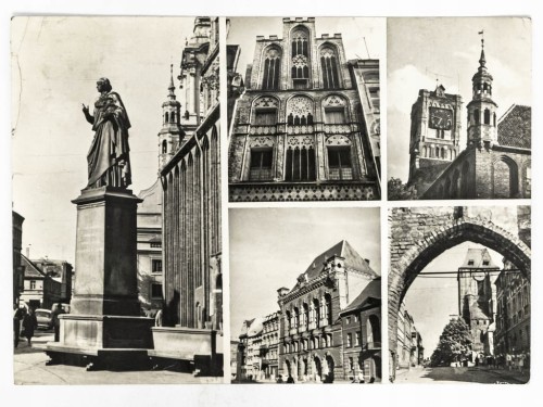 TORUŃ - POMNIK I DOM KOPERNIKA UNIWERSYTET RATUSZ KOŚCIÓŁ ŚW. JANA 1972 PRL