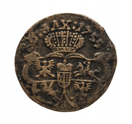Polska, August III Sas, grosz 1755 rok.