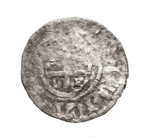 Polska, Władysław Jagiełło 1386-1434, ternar koronny, sygnatura n-p, rzadki