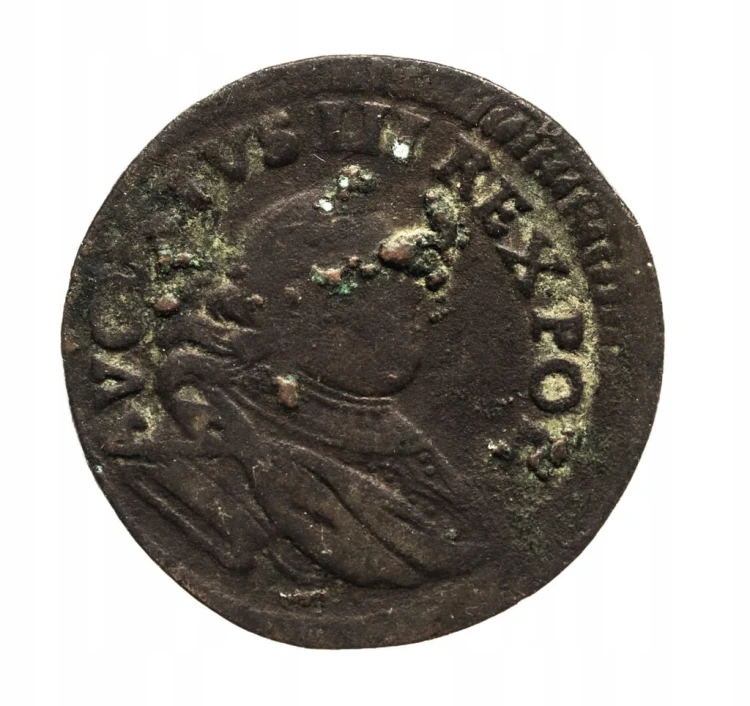 Polska, August III Sas, grosz 1754 rok.