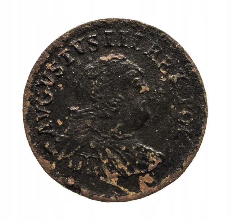 Polska, August III Sas, grosz 1754 rok.