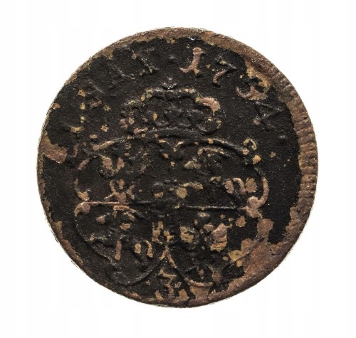 Polska, August III Sas, grosz 1754 rok.