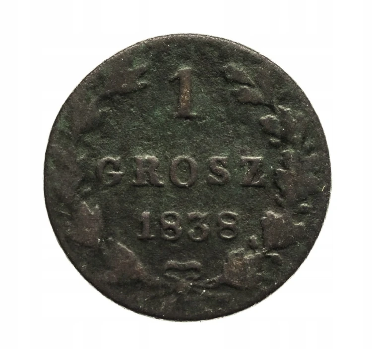 Mikołaj I 1825-1855, 1 grosz 1838, Warszawa