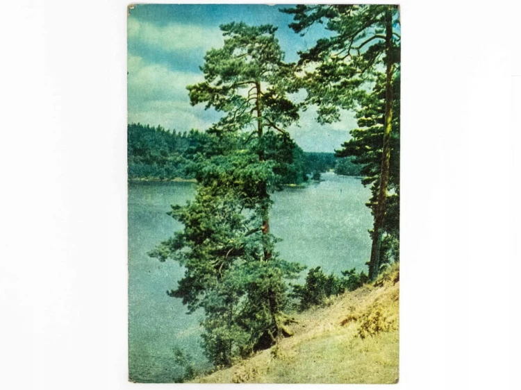 POJEZIERZE MAZURSKIE - JEZIORO NIDZKIE 1965 PRL