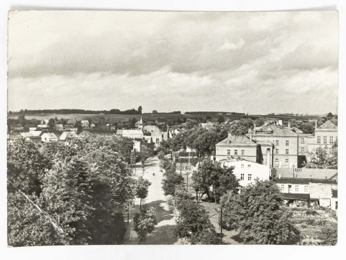 TUCHOLA - PANORAMA MIASTA 1970 PRL