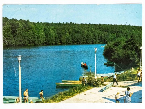TLEŃ - PRZYSTAŃ ŻEGLARSKA NAD RZEKĄ WDĄ 1974 PRL