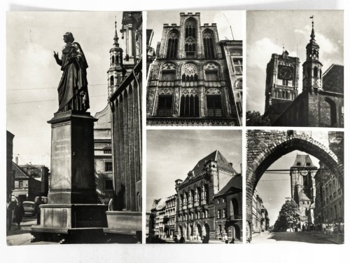 TORUŃ - POMNIK I DOM KOPERNIKA UNIWERSYTET RATUSZ KOŚCIÓŁ ŚW. JANA 1971 PRL