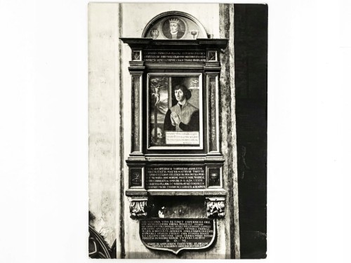 TORUŃ - EPITAFIUM M. KOPERNIKA W BAZYLICE KATEDRALNEJ ŚW. JANA 1972 PRL