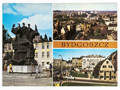 BYDGOSZCZ - POMNIK WALKI I MĘCZEŃSTWA ZABYTKOWE SPICHRZE LATA 70. / 80. PRL
