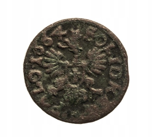 Polska, Jan II Kazimierz Waza, szeląg miedziany (boratynka) 1664, Ujazdów
