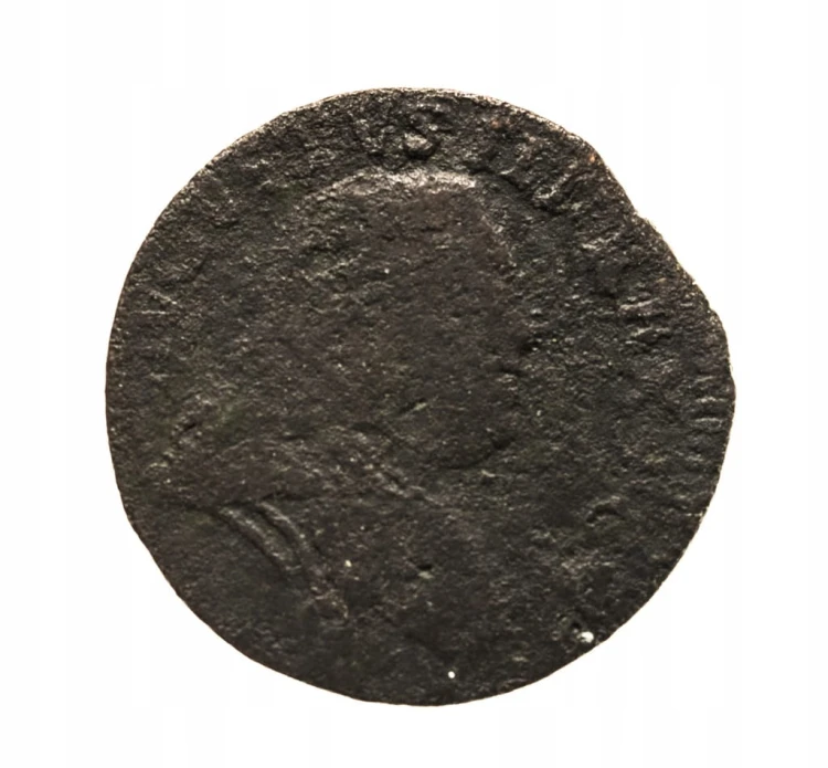 Polska, August III Sas, szeląg 1754