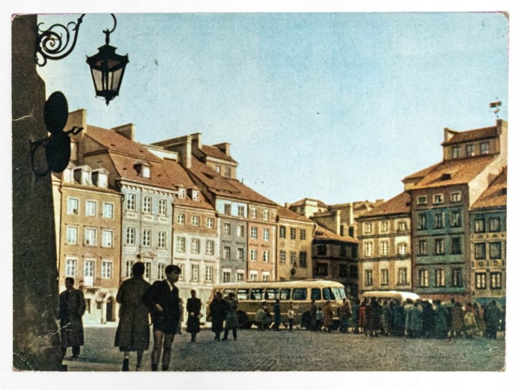 WARSZAWA - RYNEK STAREGO MIASTA 1961 PRL