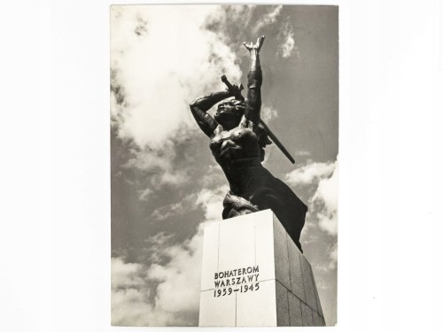 WARSZAWA - POMNIK BOHATERÓW WARSZAWY 1968 PRL