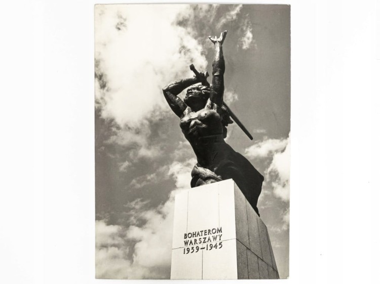 WARSZAWA - POMNIK BOHATERÓW WARSZAWY 1968 PRL