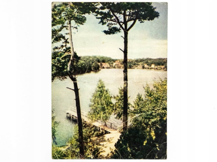 ŁAGÓW - JEZIORO ŁAGOWSKIE 1964 PRL