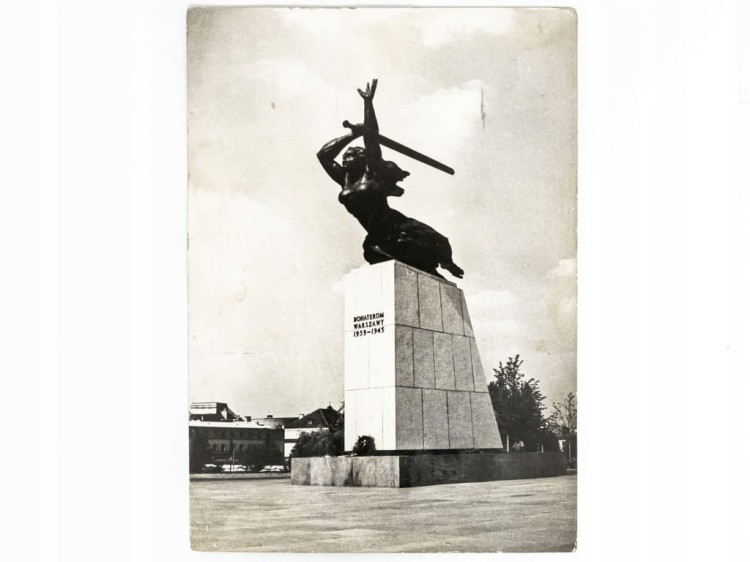 WARSZAWA - POMNIK BOHATERÓW WARSZAWY 1966 PRL
