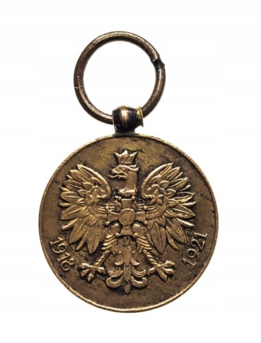 Polska, II RP, Miniaturka Medal Polska Swemu Obrońcy 1918-1921