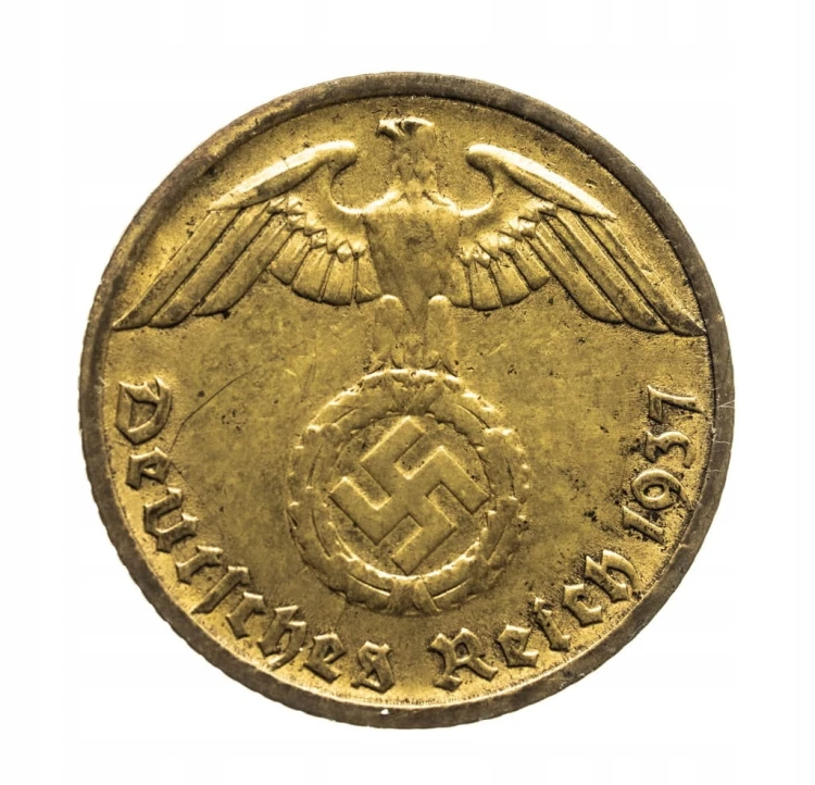 Niemcy, III Rzesza, 10 Reichspfennig 1937 J, Hamburg