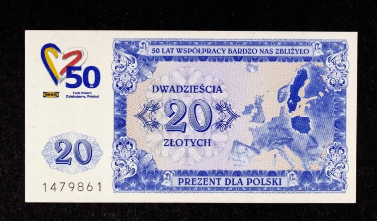 Polska od 1989 roku, 20 złotych 2011, IKEA, Prezent dla Polski