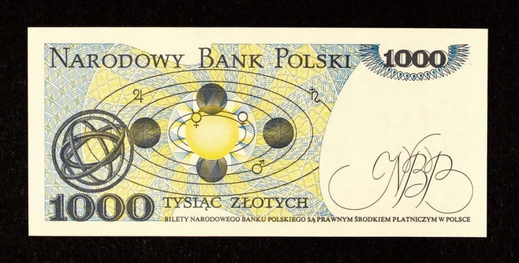 Polska, PRL (1944-1989), 1000 ZŁOTYCH 1.06.1982, seria HN. NADRUK