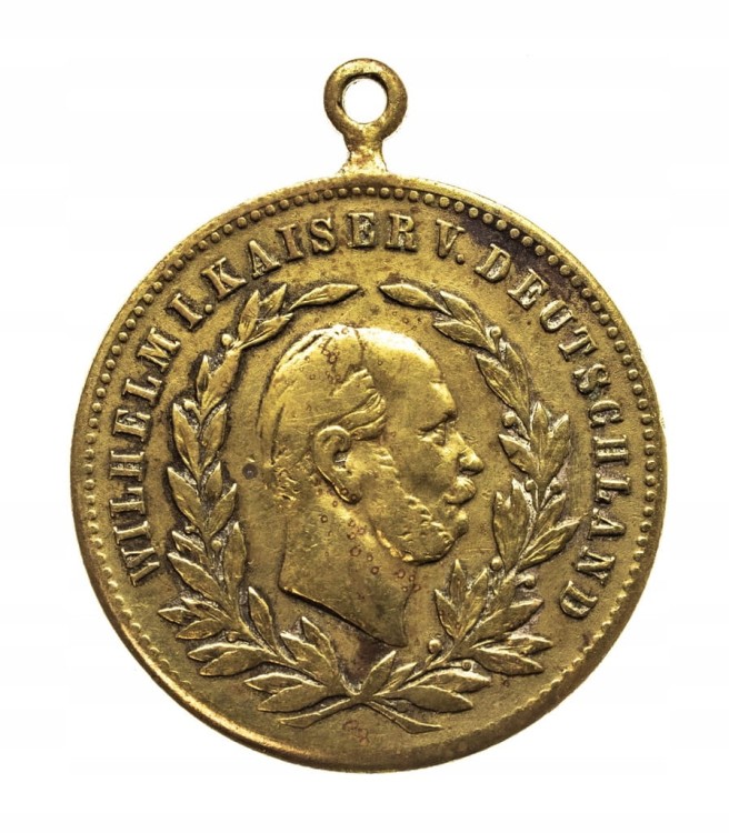Niemcy, Prusy, Wilhelm I, Medal Na Pamiątkę Manewrów 1887
