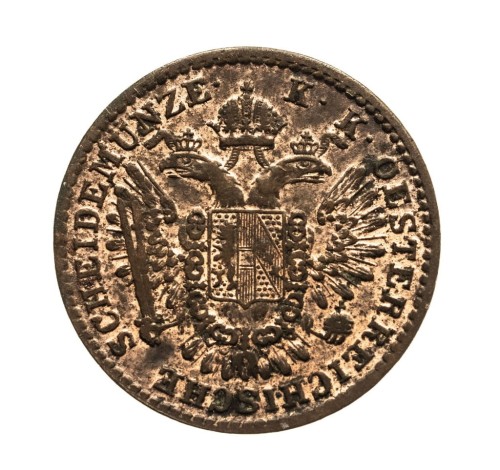 Austria, Franciszek Józef I, 1/2 krajcara 1851 A, Wiedeń