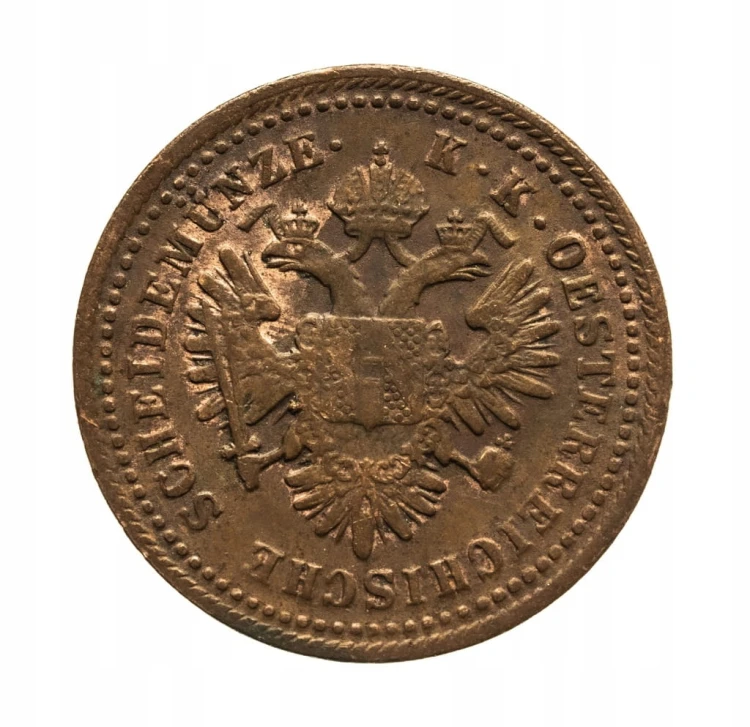 Austria, Franciszek Józef I, 1 krajcar 1851 A, Wiedeń