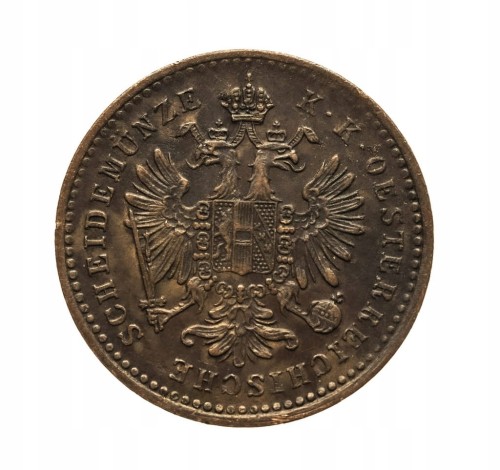 Austria, Franciszek Józef I, 1 krajcar 1881, Wiedeń