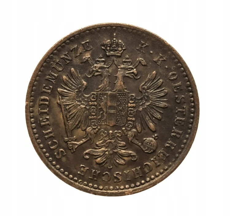 Austria, Franciszek Józef I, 1 krajcar 1881, Wiedeń