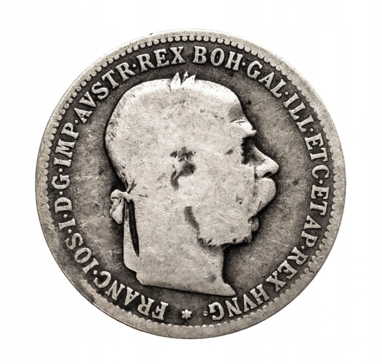 Austria, Franciszek Józef I (1848 - 1916), 1 korona 1893 rok