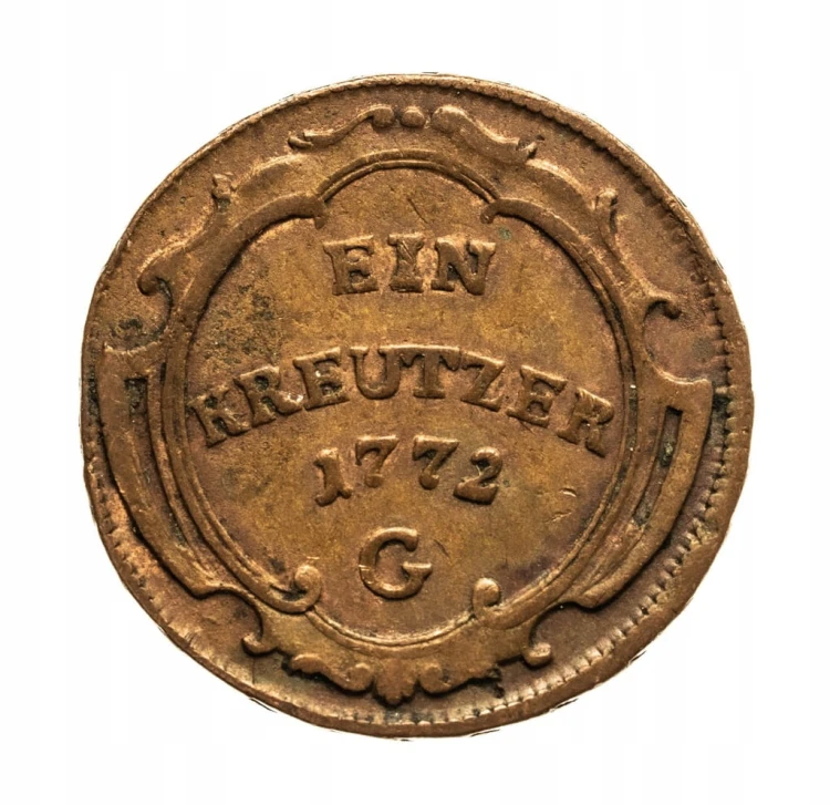 Austria, Maria Teresa, 1 krajcar 1772 G, Günzburg