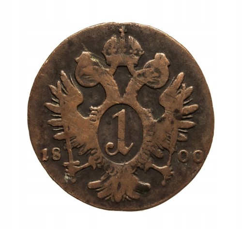Austria, Franciszek II, 1 krajcar 1800 C, Praga