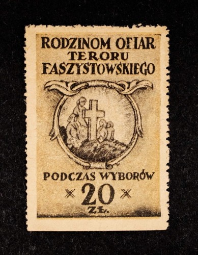PRL, Cegiełka 20 zł, Rodzinom Ofiar Teroru Faszystowskiego