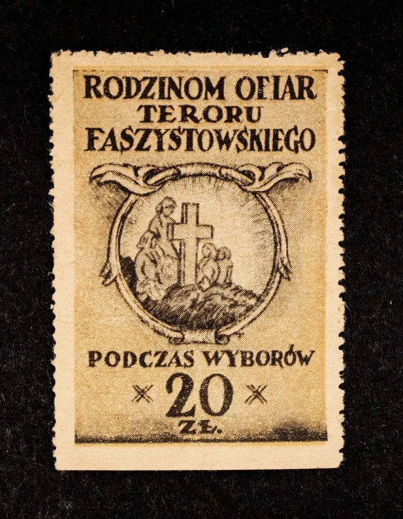 PRL, Cegiełka 20 zł, Rodzinom Ofiar Teroru Faszystowskiego
