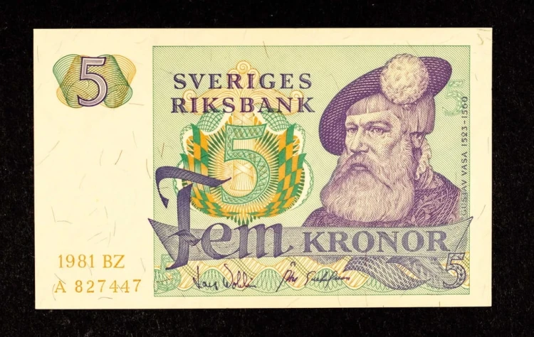 Szwecja 5 koron 1981