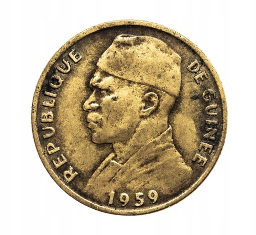 Gwinea 10 franków, 1959 rok.