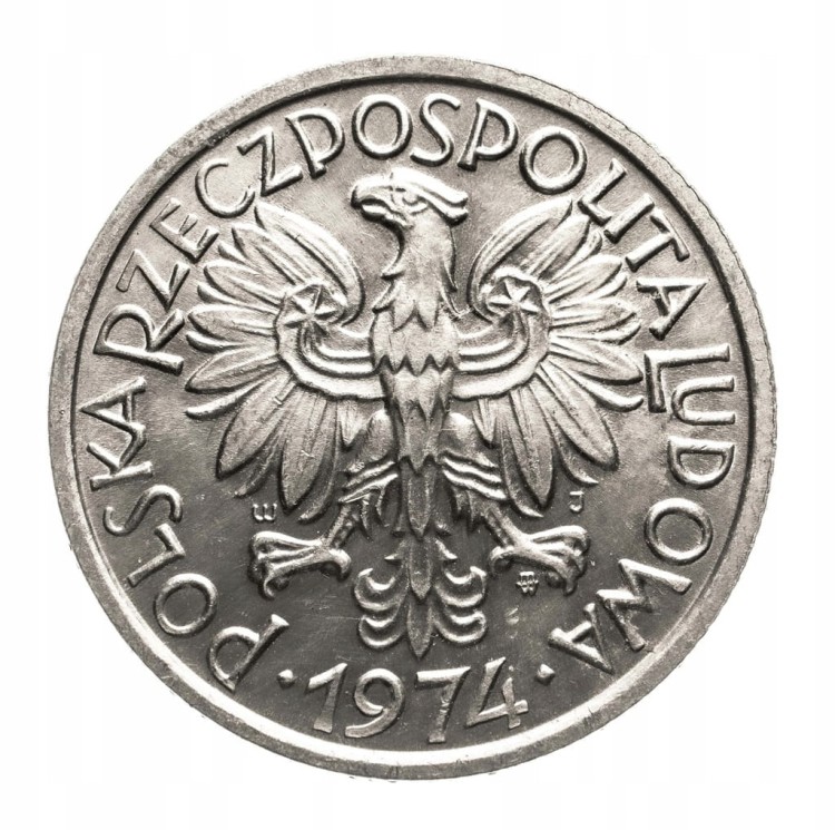 Polska, PRL (1944-1989), 2 złote 1974 Jagody, Warszawa
