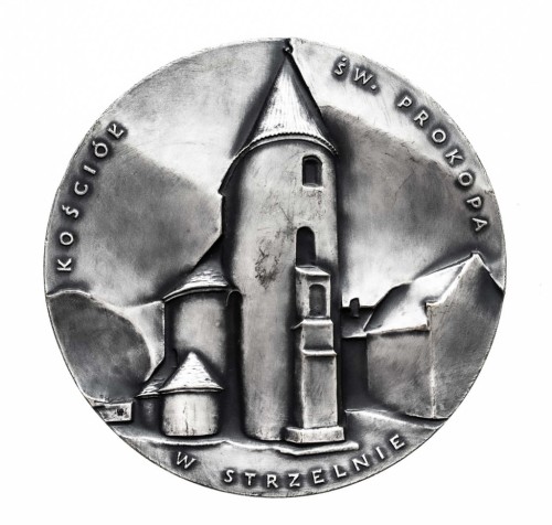 Medal Kazimierz II Sprawiedliwy, Kościół św. Prokopa w Strzelnie, Koszalin