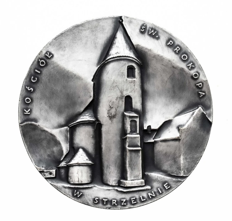 Medal Kazimierz II Sprawiedliwy, Kościół św. Prokopa w Strzelnie, Koszalin