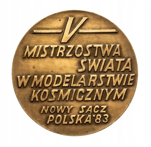 Medal V Mistrzostwa Świata w Modelarstwie Kosmicznym, Nowy Sącz 1983