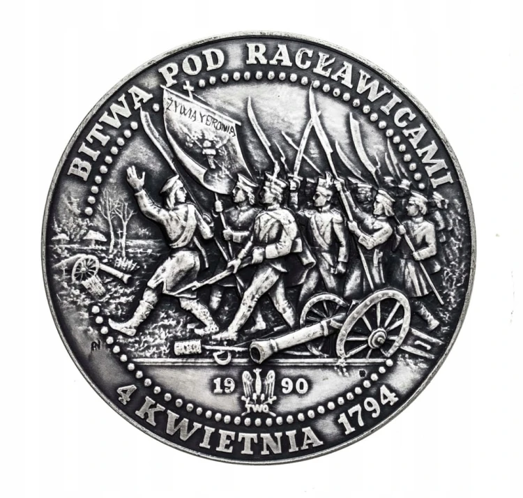 Polska, Medal Tadeusz Kościuszko, Bitwa pod Racławicami 1794 (1990)
