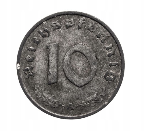 Niemcy, III Rzesza (1933-1945), 10 Reichspfennig 1944 A, Berlin