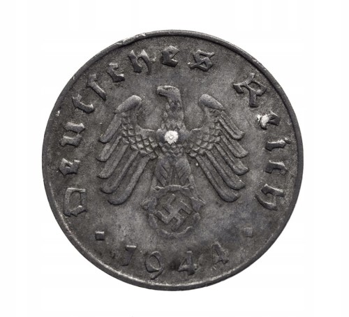 Niemcy, III Rzesza (1933-1945), 10 Reichspfennig 1944 A, Berlin