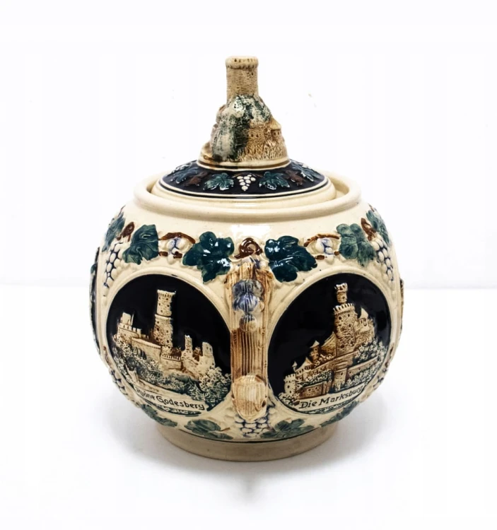 STARA CERAMICZNA WAZA ZAMKI NIEMIECKIE